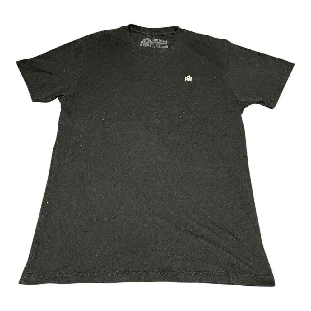 Into The AM Shirt Mens Medium Casual‎ Crewneck Tee Polyester Blend Minimalist